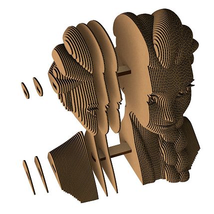 Картонный конструктор 3D «Эльза», фото 5.