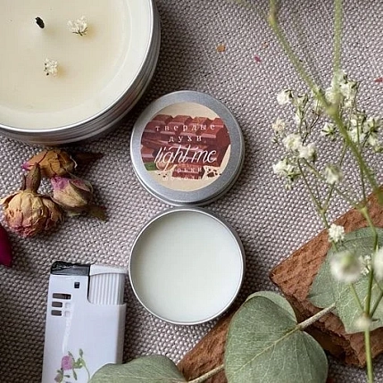 Твердые духи ручной работы «Горький шоколад», 10 г, фото 1.