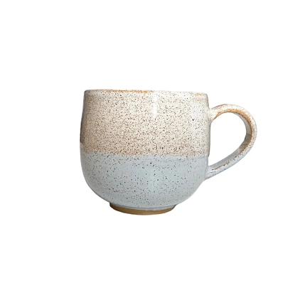 Кружка ручной работы Керемет «Котик», белая, керамика, 300 мл, фото 2.