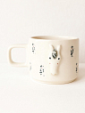Кружка ручной работы с фигуркой Лошадка с узорами, полуфарфор, 250 мл, превью фото 1
