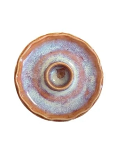 Подсвечник ручной работы Молис Керамика «Разводы», керамика