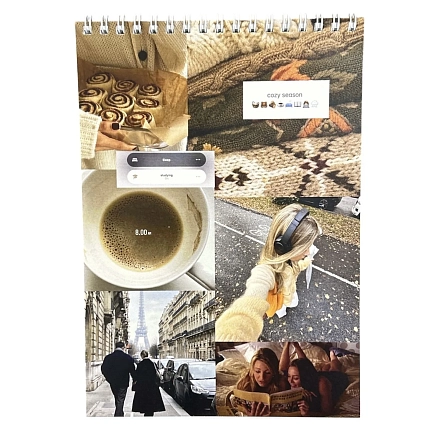 Блокнот на пружине АМИ (Ami lé sac) «Cozy season», А5, 40 листов, фото 1.