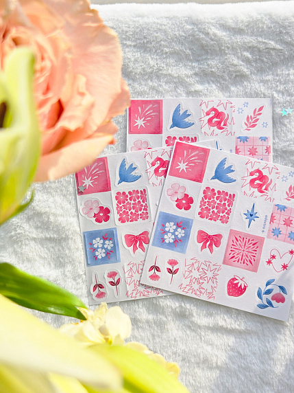 Стикерпак «Детали», 10,5*10,5 см, фото 1.