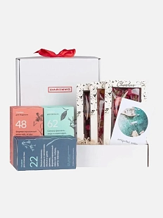 Подарочный набор с чаем и шоколадом №1