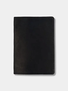 Обложка на паспорт Адрика.студио, уголь, натуральная кожа