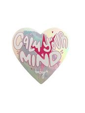 Стикер голографический «Calm your mind», 6 см