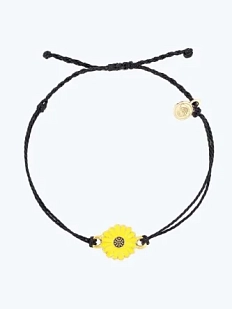 Браслет WAF WAF «Подсолнух», черный