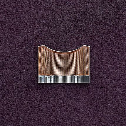 Металлический значок «Гостиница «Космос», фото 2.