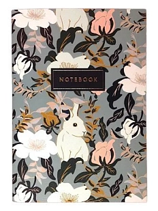 Тетрадь нелинованная «Rabbit», А5