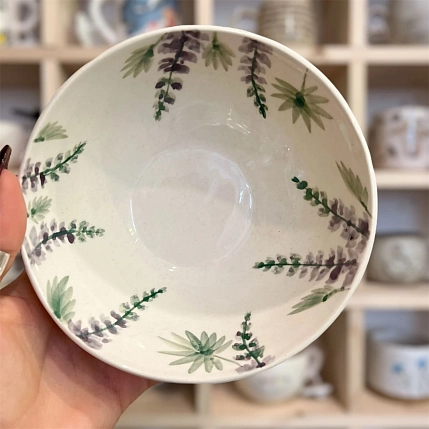 Миска-боул ручной работы Верба керамика «Лаванда», керамика, 450 мл, фото 3.