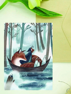 Открытка «Звёздная река», Спешилова Анна