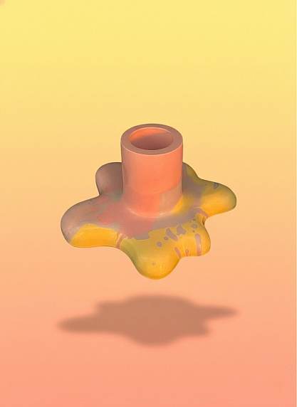 Подсвечник «Клякса», фото 1.