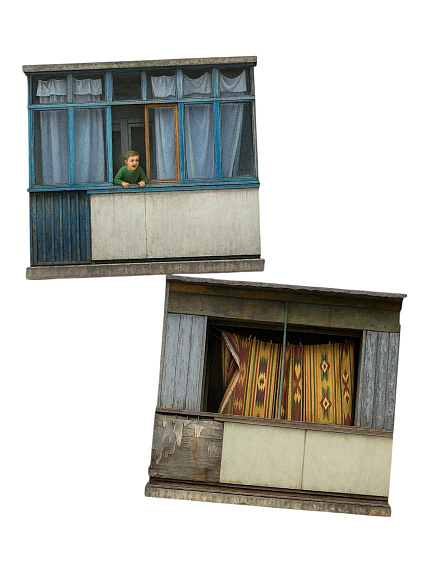 Набор магнитов «Выросли и уехали. Балконы 3», фото 2.