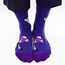 Носки «Лучшее в мире привидение с мотором», р-р 38-41, фиолетовые, превью фото 1