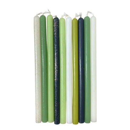 Набор бенто-свечей «Holiday collection», зелёный, фото 1.