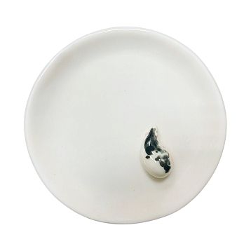 Блюдце «Крыска», в ассортименте, фарфор, фото 1.