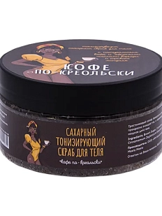 Сахарный скраб Meela Meelo «Кофе по-креольски», тонизирующий
