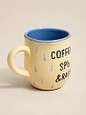Кружка ручной работы DARI DARI «Coffee, SPb & rain», керамика, 350 мл, превью фото 2