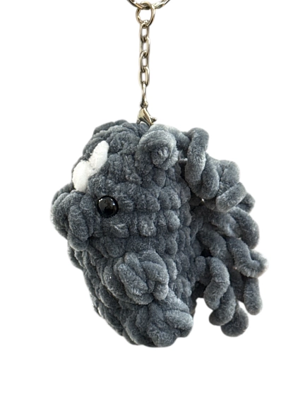 Плюшевый брелок ЦИЛИНСКАЯ «Лошадка», символ года 2026, серый, фото 2.