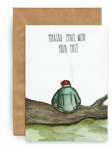 Открытка «Making peace with your past»