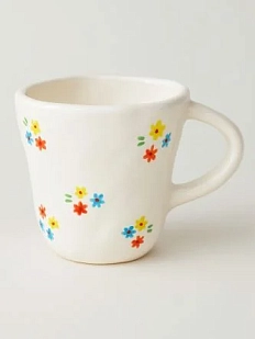 Чашка для чая ручной работы «Цветочки», керамика, 250 мл