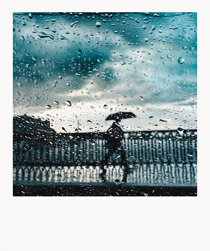 Открытка Маргарита Голуб «Дождь в Петербурге», фото 1.