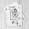 Открытка Телефонная песенка о кисаньке «Кому тут прорубить окно в Европу?», превью фото 3