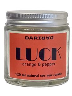 Свеча соевая «Luck», апельсин и перец
