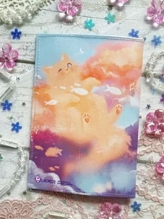 Обложка на паспорт Лавкот «Кото-облако»