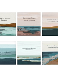 Набор квадратных открыток DARI DARI №3, 6 шт.