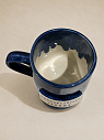 Кружка ручной работы Тата вытворяет/NF ceramics «Просветленная p***ets», синяя, керамика, 600 мл, превью фото 3