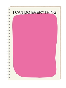 Блокнот Mitrozhe «I can do everything», А5, 50 листов, розовый
