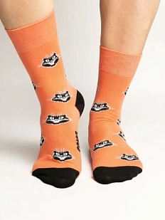 Носки «Багира из Удайпура», р-р 42-46, коралловые