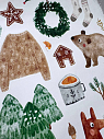 Стикерпак на Новый год «Зимний», А5, превью фото 4