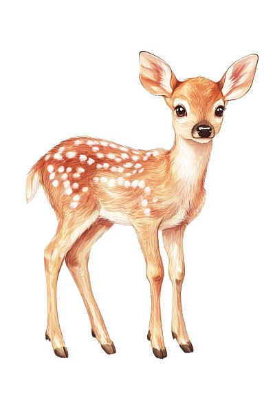 Картхолдер двойной DARI DARI «Оленёнок», экокожа, фото 1.