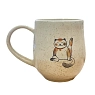 Кружка ручной работы Керемет «Сидящий котик», керамика, 400 мл, превью фото 1