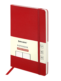 Блокнот «BRAUBERG ULTRA», А5, 96 листов, красный