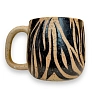 Кружка ручной работы ПинкФокс «Зебра», бежевая матовая, керамика, превью фото 1