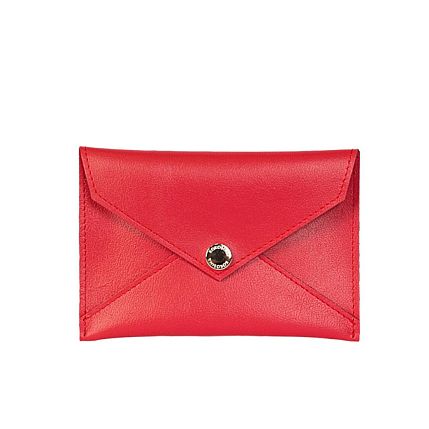 Кошелёк-конверт для документов ручной работы, Kokosina bags, натуральная кожа, красный, фото 1.