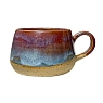 Кружка ручной работы Рассвет «Лава», фиолетовая, керамика, 250 мл, превью фото 1
