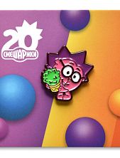 Металлический значок Heart of Moscow «Ёжик» серия Смешарики