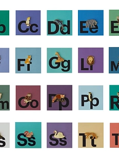 Большой набор металлических значков Heart of Moscow «Московский зоопарк», 20 шт, серия Зоопарк