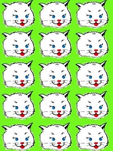 Тетрадь Pablo Radini «Довольный белый кот», А5, 40 листов, зелёный