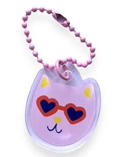 Брелок на цепочке «Котик», акрил