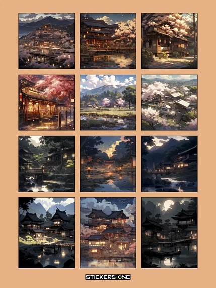 Стикерпак «Japan Sangokou», фото 1.