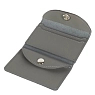 Cкладной кошелек-визитница ручной работы, Kokosina bags, натуральная кожа, тёмно-серый, превью фото 3