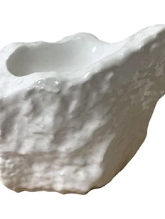 Тарелка ручной работы Камень Родонит VELES «Звезда Элендиля», фарфор