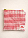 Мини-кошелёк ручной работы АМИ (Ami lé sac), розовая мелкая клетка, превью фото 1