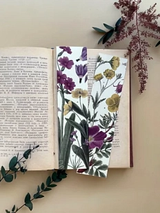 Закладка «Розовые и желтые» № 2