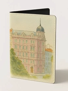 Обложка на паспорт DARI DARI «Пражский отель», искусственная кожа